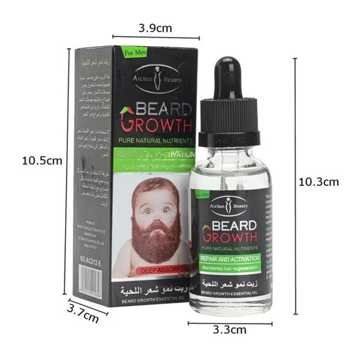 🌿 L'huile de croissance biologique pour barbe et cheveux The Shape™ – Plus épaisse, plus fournie, plus forte ✨ Dites adieu aux barbes inégales et aux cheveux clairsemés – découvrez le secret naturel d'une croissance imparable. ✨