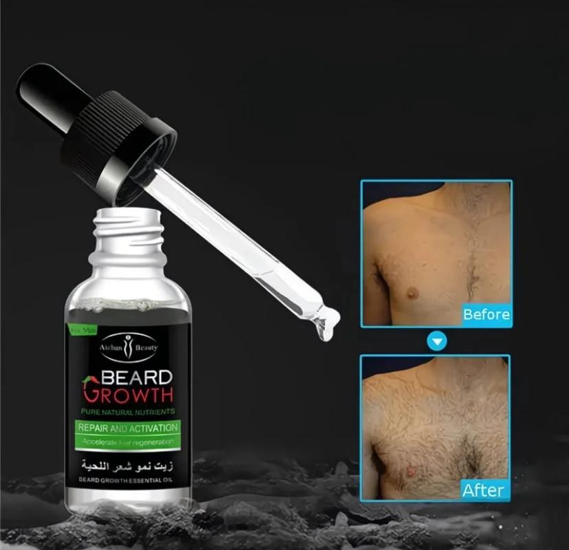 🌿 L'huile de croissance biologique pour barbe et cheveux The Shape™ – Plus épaisse, plus fournie, plus forte ✨ Dites adieu aux barbes inégales et aux cheveux clairsemés – découvrez le secret naturel d'une croissance imparable. ✨